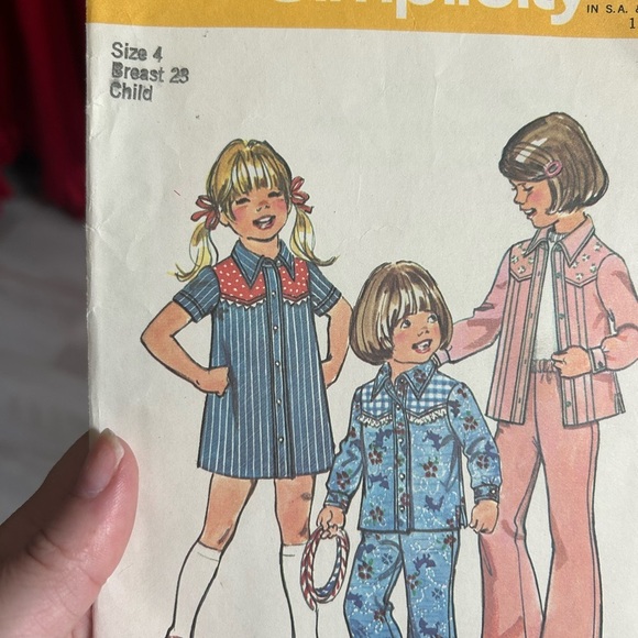 5/$25 Simplicity sewing pattern 6792 girl dress size 4 💙 - Picture 3 of 7